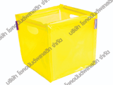 กล่องพีว๊ซีใส่ของพลาสติกสีเหลือง